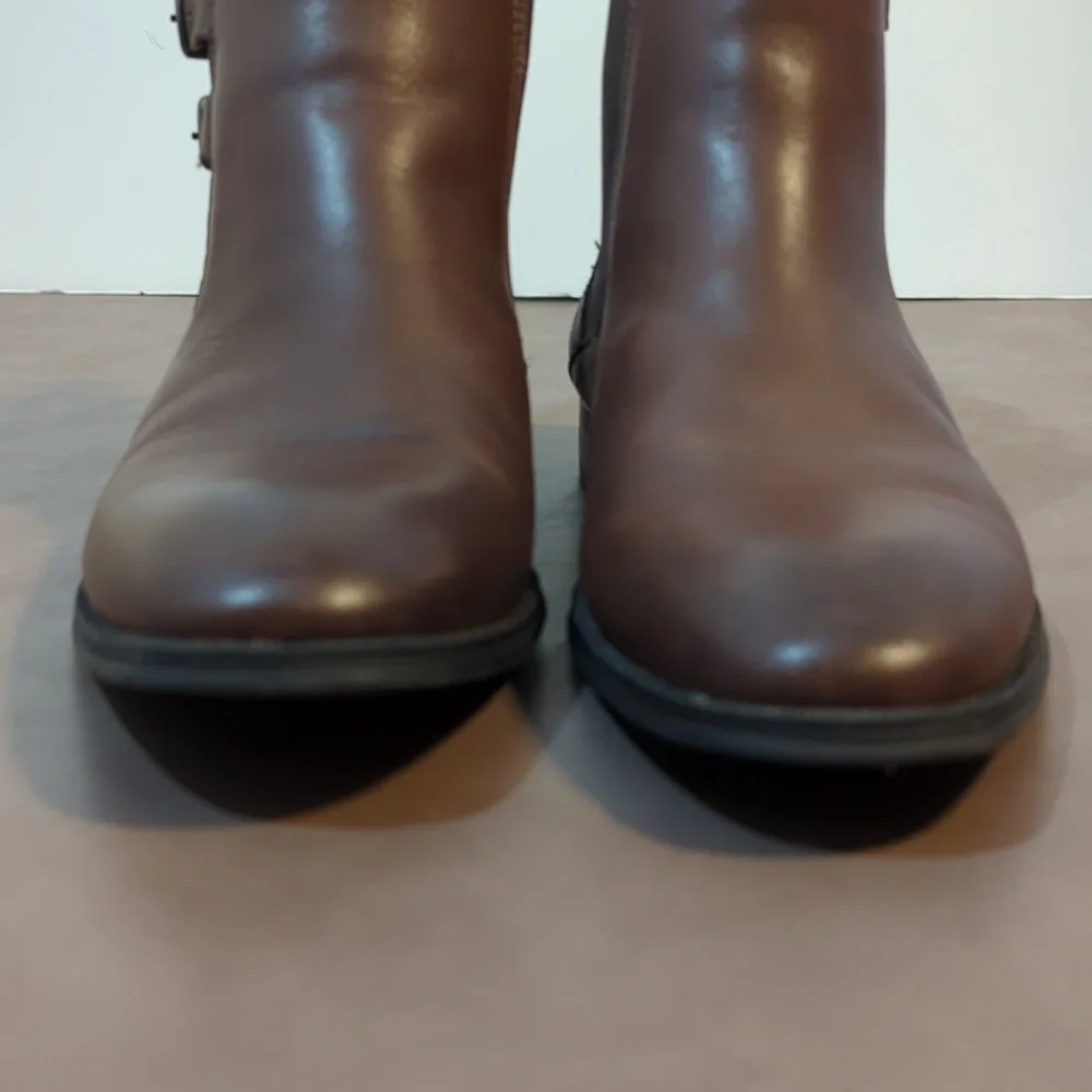 Alfani Rory Boots Double Buckle Brown Men Size  7.5 M
